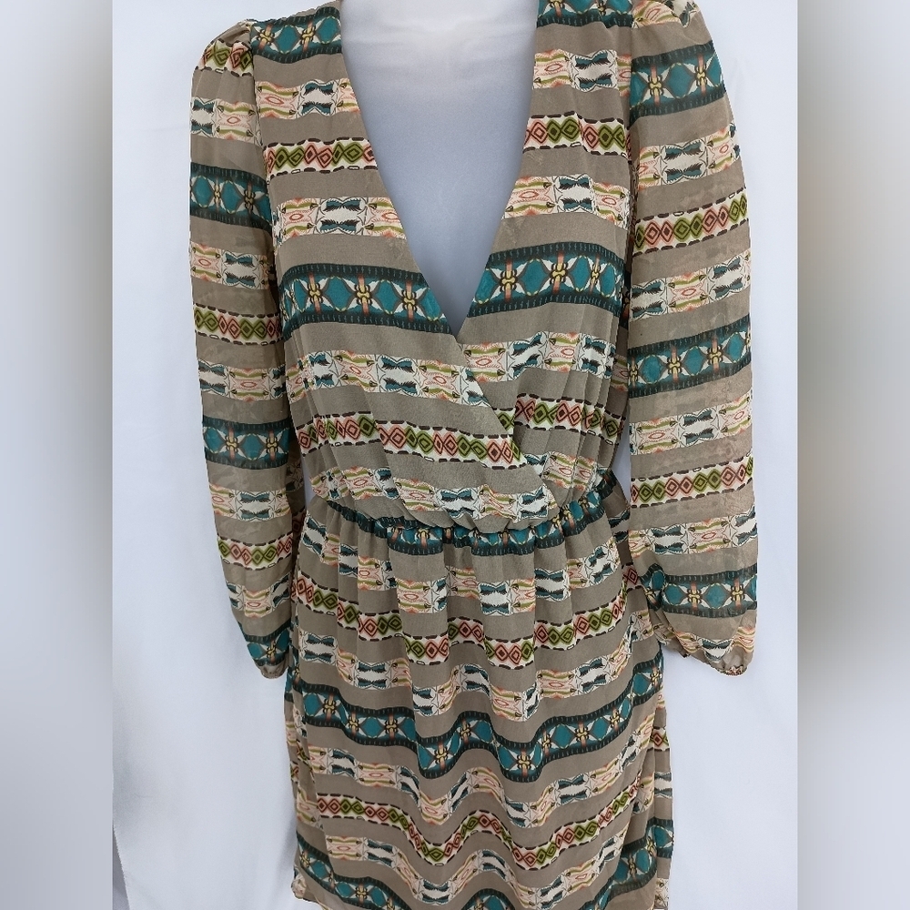 2/$30 Patterned PEPPERMINT Multicolor Women's Dress (#214)